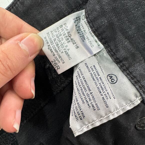 Adriano Goldschmied Jeans Womens 26 Black Farrah High Rise Skinny Ankle Denim - Picture 6 of 11